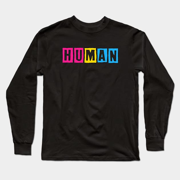 Human Pansexual Long Sleeve T-Shirt by Pridish